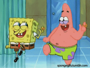 Spongebob GIF. Politieagent Spongebob Films en series Gifs Omgaan Aanbiedingen 