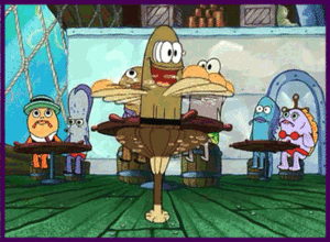 Spongebob GIF. Spongebob Films en series Gifs Kwallen jager 
