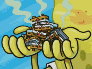 Spongebob GIF. Spongebob Televisie Films en series Gifs Spongebob squarepants Octo Seizoen 4 Octo tentakel Inktvis hout 