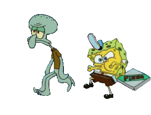 Spongebob GIF. Spongebob Bang Films en series Tv Gifs Surised patrick Vloeiende Spongebob square pants Lava zoals 