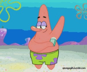 Spongebob GIF. Spongebob Films en series Gifs Reactie Ze zijn zo wit Niet racistisch maar 