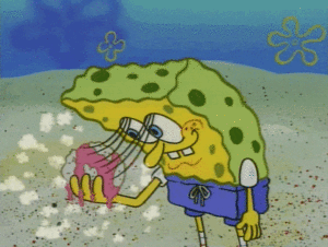 Spongebob GIF. Spongebob Films en series Gifs Vreemd Bal Wimpers 