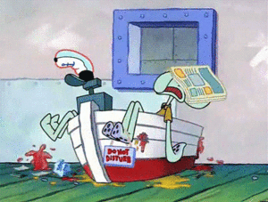 Spongebob GIF. Spongebob Films en series Gifs Spongebob squarepants Krabburger Spons Krokante krab Squarepants 