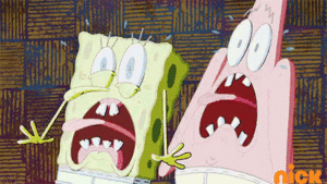 Spongebob GIF. Spongebob Films en series Gifs Reactie Ze zijn zo wit Niet racistisch maar 