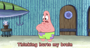 Spongebob GIF. Spongebob Films en series Tv Gezicht Patrick Zwart Gifs Verdrietig Zwart en wit 