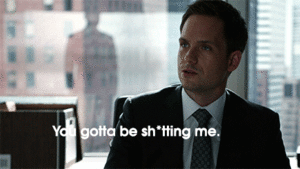 Suits GIF. Films en series Gifs Suits Usa network 