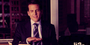 Suits GIF. Films en series Gifs Suits Mike ross 