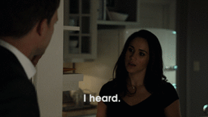 Suits GIF. Films en series Gifs Suits Louis litt Donna paulsen 