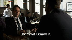 Suits GIF. Televisie Films en series Kat Gifs Suits Louis litt 