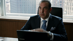Suits GIF. Films en series Gifs Suits Usa network 