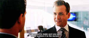 Suits GIF. Films en series Gifs Suits Usa network 