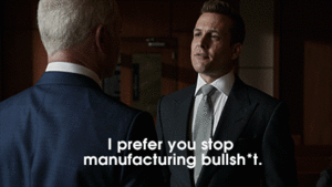Suits GIF. Films en series Gifs Suits Goedkeuring Goedkeuren 