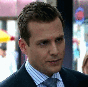 Suits GIF. Films en series Gifs Suits Harvey 