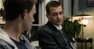 Suits GIF. Films en series Gifs Suits Donna paulsen 