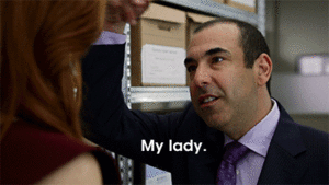 Suits GIF. Films en series Gifs Suits Usa network 
