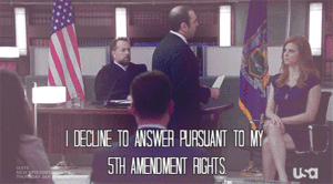 Suits GIF. Films en series Gifs Suits Louis litt Past usa 