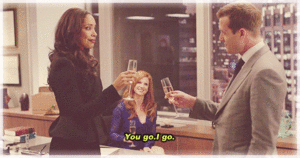 Suits GIF. Films en series Gifs Suits Kat makes 