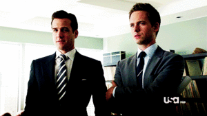 Suits GIF. Films en series Gifs Suits Mike ross Past usa 
