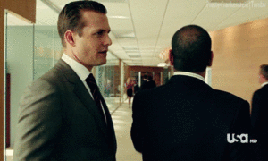 Suits GIF. Films en series Gifs Suits Kat makes 