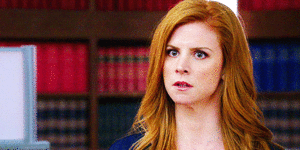 Suits GIF. Films en series Gifs Suits Donna paulsen 