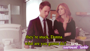 Suits GIF. Films en series Gifs Suits Kat makes 