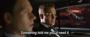 Suits GIF. Films en series Gifs Suits Harvey 