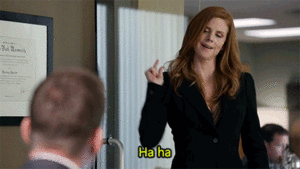 Suits GIF. Films en series Gifs Suits Mike ross 
