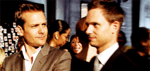 Suits GIF. Films en series Gifs Suits Jongens in pak 