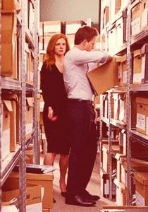 Suits GIF. Films en series Gifs Suits Sarah rafferty 