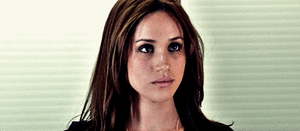Suits GIF. Films en series Gifs Suits Meghan markle Rachel zane 