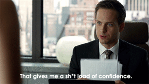 Suits GIF. Films en series Gifs Suits Usa network 