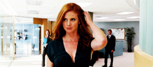 Suits GIF. Films en series Gifs Suits Sarah rafferty 
