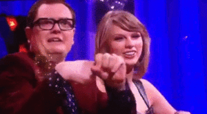 Taylor Swift GIF. Artiesten Taylor swift Gifs Opgewonden 