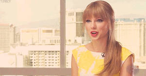 Taylor Swift GIF. Artiesten Taylor swift Gifs Opgewonden 