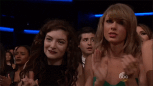Taylor Swift GIF. Applaus Artiesten Taylor swift Gifs Klappen Lorde 