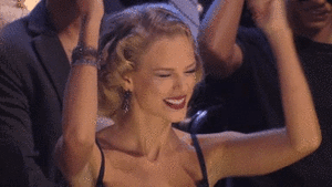 Taylor Swift GIF. Artiesten Taylor swift Gifs Opgewonden 