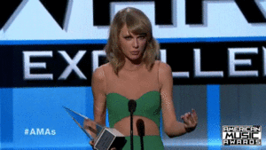 Taylor Swift GIF. Artiesten Groot Taylor swift Gifs Spookt 