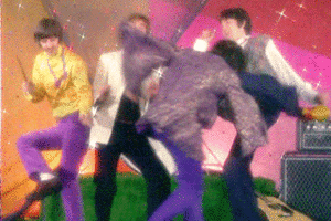 The Beatles GIF. Artiesten The beatles Gifs Glimlach Lachend George harrison 
