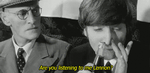 The Beatles GIF. Artiesten The beatles Gifs John lennon 