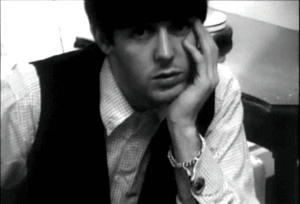 The Beatles GIF. Artiesten The beatles Gifs Eye roll Ringo starr 60s 