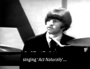 The Beatles GIF. Artiesten The beatles Gifs Glimlach Lachend George harrison 