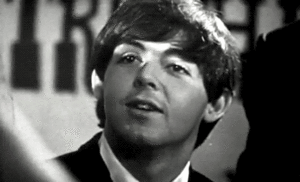 The Beatles GIF. Artiesten The beatles Gifs Wenk Paul mccartney 