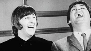 The Beatles GIF. Muziek Artiesten The beatles Gifs Zwart en wit Paul mccartney 