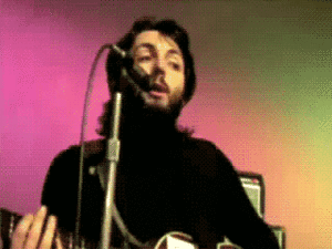 The Beatles GIF. Artiesten The beatles Gifs Eye roll Ringo starr 60s 