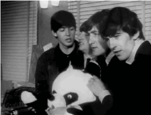 The Beatles GIF. Artiesten The beatles Gifs George harrison 