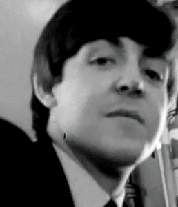 The Beatles GIF. Muziek Artiesten The beatles Gifs Zwart en wit Paul mccartney 