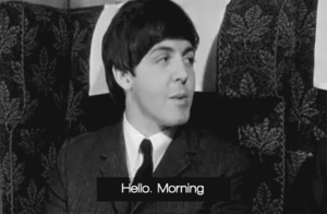 The Beatles GIF. Artiesten The beatles Gifs George harrison 