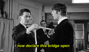The Beatles GIF. Artiesten The beatles Gifs Eye roll Ringo starr 60s 