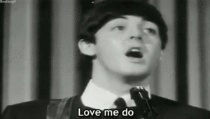 The Beatles GIF. Artiesten The beatles Gifs Helpen 