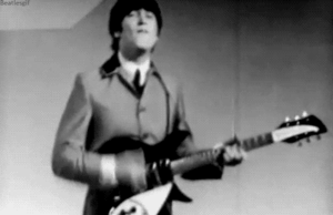 The Beatles GIF. Artiesten The beatles Gifs George harrison 